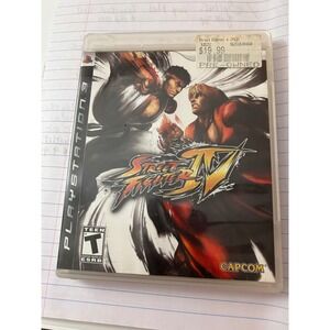 Street Fighter IV 4 PS3 Playstation‎ 3 Video Game Teen Rated Capcom